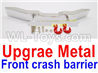 WPL B16 B-16 Parts-20-03 Upgrade Metal Front crash barrier-Silver.