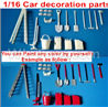 WPL B14 B-14 4X4 Truck Parts -39 Upgrade DIY Car decoration parts,You can Paint any color by yourself.