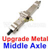 WPL B16 Parts-06-03 Upgrade Metal Middle axle-Silver color,WPL B16 B-16 RC Car Accessories