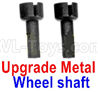 WPL B16 Parts-08-17 Upgrade Metal Wheel shaft(2pcs),WPL B16 B-16 RC Car Accessories