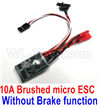 WPL B16 Parts-16-04 10A Brushed micro ESC-Without Brake function Version,WPL B16 B-16 RC Car Accessories