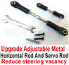 WPL B16 Parts-28-01 Official Plastic Steering Rod and Servo Rod ,,WPL 6X6 Accessories,WPL B16 B-16 RC Military Truck Spare Accessories