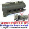 WPL C14 C-14 Hercules Parts-01-10 Upgrade Modified oil tank,The Upgrade Rear car shell(Length-215mm,Width-135mm)WPL C14 C-14 RC Car Parts,WPL Hercules Parts,WPL C14 C-14 RC Military Truck Spare parts Accessories,WPL 4X4 1:16 Off-road Truck Parts