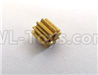 WPL C14 C-14 Hercules Parts-03-03 Motor gear for 180 Main motor(For KIT Verson)WPL C14 C-14 RC Car Parts,WPL Hercules Parts,WPL C14 C-14 RC Military Truck Spare parts Accessories,WPL 4X4 1:16 Off-road Truck Parts