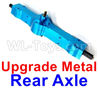 WPL C14 C-14 Hercules Parts-06-12 Upgrade Metal Rear axle-Blue colorWPL C14 C-14 RC Car Parts,WPL Hercules Parts,WPL C14 C-14 RC Military Truck Spare parts Accessories,WPL 4X4 1:16 Off-road Truck Parts
