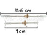 WPL C14 C-14 Hercules Parts-08-02 Upgrade Front and rear axle shaft with copper teeth, Upgrade metal tooth straight shaftWPL C14 C-14 RC Car Parts,WPL Hercules Parts,WPL C14 C-14 RC Military Truck Spare parts Accessories,WPL 4X4 1:16 Off-road Truck Parts
