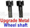 WPL C14 C-14 Hercules Parts-08-20 Upgrade Metal Wheel shaft(2pcs)WPL C14 C-14 RC Car Parts,WPL Hercules Parts,WPL C14 C-14 RC Military Truck Spare parts Accessories,WPL 4X4 1:16 Off-road Truck Parts