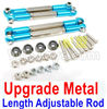 WPL C14 C-14 Hercules Parts-08-27 Upgrade Metal Length Adjustable Rod(4pcs)-BlueWPL C14 C-14 RC Car Parts,WPL Hercules Parts,WPL C14 C-14 RC Military Truck Spare parts Accessories,WPL 4X4 1:16 Off-road Truck Parts