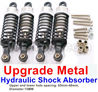 WPL C14 C-14 Hercules Parts-11-09 Upgrade Metal Hydraulic Shock Absorber-Silver(4pcs)-Upper and lower hole spacing:65mm-48mm,diameter:15MMWPL C14 C-14 RC Car Parts,WPL Hercules Parts,WPL C14 C-14 RC Military Truck Spare parts Accessories,WPL 4X4 1:16 Off-road Truck Parts