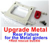 WPL C14 C-14 Hercules Parts-12-06 Upgrade Metal Rear Fixture for the Metal girders & Red rescue buckleWPL C14 C-14 RC Car Parts,WPL Hercules Parts,WPL C14 C-14 RC Military Truck Spare parts Accessories,WPL 4X4 1:16 Off-road Truck Parts