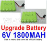 WPL C14 C-14 Hercules Parts-14-06 Upgrade 6V 1800MAH Battery(2pcs)-Size-7X5cmWPL C14 C-14 RC Car Parts,WPL Hercules Parts,WPL C14 C-14 RC Military Truck Spare parts Accessories,WPL 4X4 1:16 Off-road Truck Parts