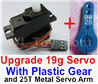 WPL C14 C-14 Hercules Parts-17-03 Upgrade 3-wire 17g Servo & Upgrade 25T Metal Servo ArmWPL C14 C-14 RC Car Parts,WPL Hercules Parts,WPL C14 C-14 RC Military Truck Spare parts Accessories,WPL 4X4 1:16 Off-road Truck Parts