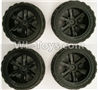 Wltoys 10402 10402.0855+0856 The whole Left and Right wheel(4 set-Include the Wheel hub and Tire lether)