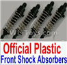 Wltoys 10402 10402.0880 10428-2.0340 Plastic Front and Rear Shock Absorbers(4pcs)