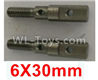 Wltoys 10402 10402.0865 Wheel seat shaft(2pcs)-6X30mm