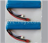 Wltoys 10402 battery-7.4V 3000MAH 15C Battery(2pcs)-136x37x19mm-10402.0884