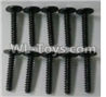 Wltoys 10402 10402.0879 Round head cross with self-tapping screws(10pcs)-ST2.6x16PWB-W6
