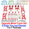 Wltoys 104001 Upgrade Metal Crash Set Parts. Total 7-In-1 Package