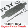 Wltoys 104001 Upgrade Parts Upgrade carbon Chassis shock absorber board.