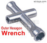 Wltoys 104001 Outer Hexagon Wrench For the Wheel