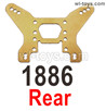 Wltoys 104001 Rear Shock absorber board. 104001.1886