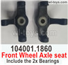 Wltoys 104001 Front Wheel Axle Seat with Bearins. 104001.1860