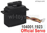 Wltoys 104001 Servo-Official 6kg Servo with plastic gear and 5 wire. 104001.1923