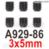 Wltoys 104001 Machine screws.3x5mm. A929-86
