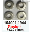 Wltoys 104001 Gasket.8x3.2x1mm. 104001.1944.