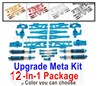 Wltoys 104019 Upgrade ALL Metal Kit Parts.12-In-1 Package.5 Colors you can choose.