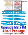 Wltoys 104019 Upgrade All Metal Kit Parts.4-In-1 Package.5 Colors you can choose.
