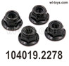 Wltoys 104019 M4 flange Anti-Nut  Parts.104019.2278.Total 4pcs.