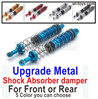 Wltoys 104019 Upgrade Metal Front or Rear Shock Absorber Damper  Parts.Total 2pcs.5 Colors you can choose.
