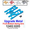 Wltoys 104019 Upgrade Metal Parts Front Rear Swing Arm.12402.0205.Total 5 Colors you can choose.