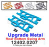 Wltoys 104019 Upgrade Metal Rear Bottom Swing Arm Parts.12402.0207.Total 5 Colors you can choose.