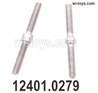 Wltoys 104019 12401.. Steering rod assembly.Total 2pcs.The size is 3x3x38mm and 4x38mm.