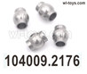 Wltoys 104019 104019.2176 shock absorber ball Head.Total 4pcs.