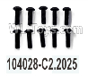 Wltoys 104020 Parts 10428-C2.2025 Pan Head Hexagon Socket Screws 3X10TM Black Zinc Plated Group.