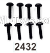 Wltoys 104020 Parts 104003.2432 Pan Head Hexagon Socket Screws 2X8TM D4.5 Group.