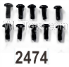 Wltoys 104020 Parts 104003.2474 Pan Head Hexagon Socket Screws 3X8Tm D5.5 Group.
