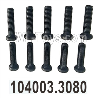 Wltoys 104020 Parts 104003.3080 Phillips Round Head Machine Screws 3X15PM D5 Group.