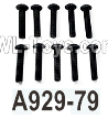 Wltoys 104020 Parts A929-79 Pan Head Hexagon Socket Screws 3X14TM D5.5 Group -Deepened Custom Version.