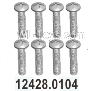 Wltoys 104020 Parts 12428.0104 Phillips Pan Head Screws 2.5X14 PM Group.