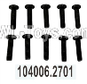 Wltoys 104020 Parts 104006.2701 Pan Head Hexagon Socket Machine Screws 2.5X8Tm D5.5 Group.