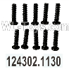 Wltoys 104020 Parts 124302.1130 Phillips Round Head Screws 2X8PB D3.5 Group.