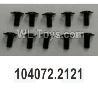 Wltoys 104020 Parts 104072.2121 Round Head Machine Screws with Washer 2.5X6PWM6.