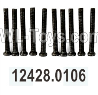 Wltoys 104020 Parts 12428.0106 Phillips Pan Head Screws 2.5X20 PM Group.