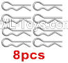 Wltoys 104020 RC Body Clips Parts Pin,R-Shape Fixed Pin for the Body shell cover,Total 8pcs-K939-49.