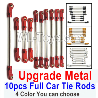 Wltoys 104020 Upgrade Metal Full Car Tie Rods.Total 10pcs. 4 Color you can choose.