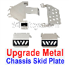 Wltoys 104020 Upgrade Metal Parts RC Car Chassis Skid Plate.